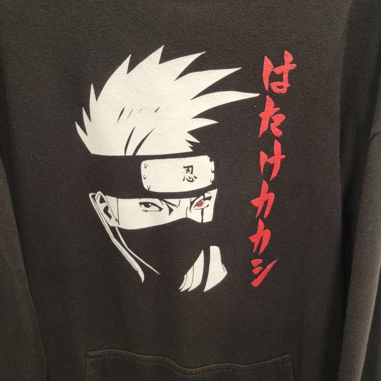 Anime Naruto Kakashi Size Large Hoodie