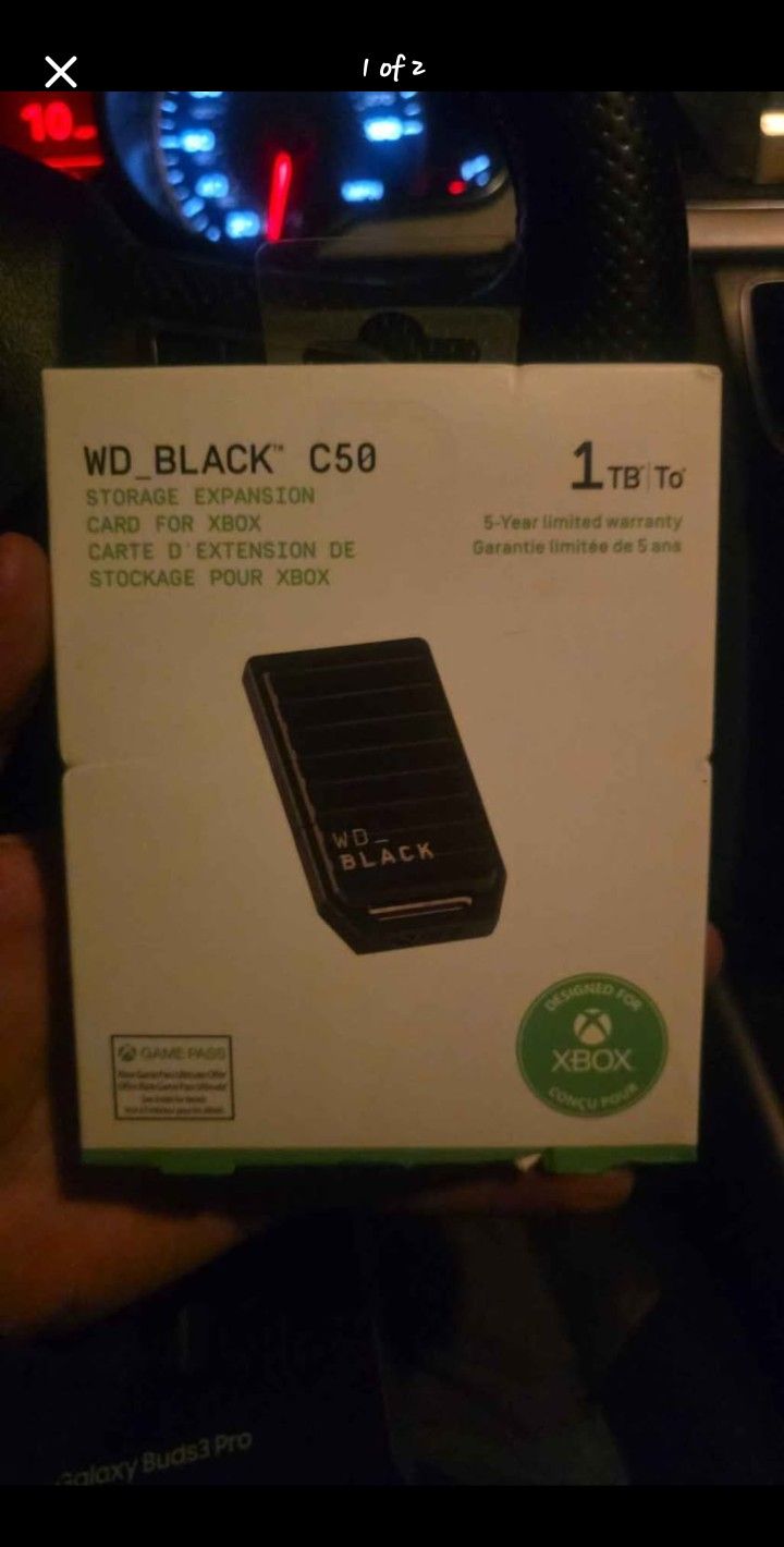WD_Black C50 1TB Expansion Card For XBox X/S