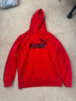 Puma Red Pullover Hoodie
