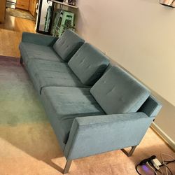 Coalesse Sofa - Blue 3 Seater