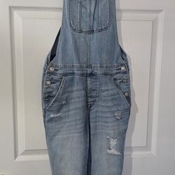 American Eagle Cropped Overalls Sz Small