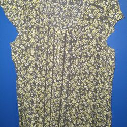 2xl Plus Size Flower Shirt