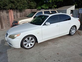 2006 BMW 530i white w\tan interior