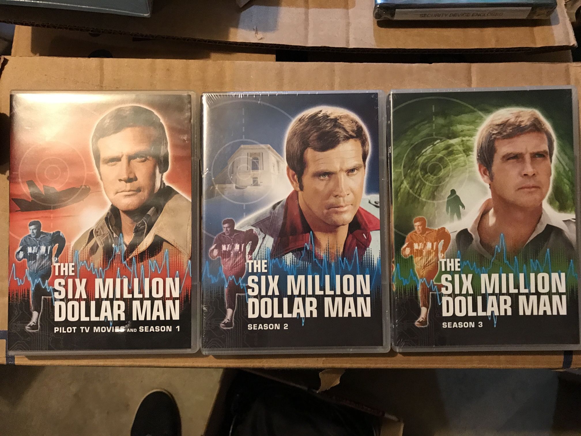 The Six Million Dollar Man series, Seasons 1, 2 & 3 DVD