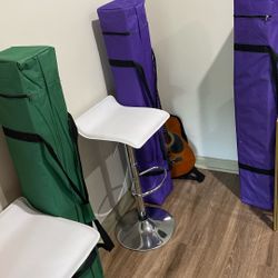 Green Purple, Three-Piece Tent Set 300 or 100 each tent 10 x 10 quick easy pop-up set up new