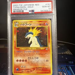 Vintage Typhlosion PSA 10