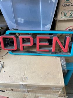Open Sign