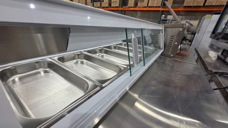 Sushi display case
