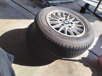 205 60R 15 BMWz, rims and tires set of 4