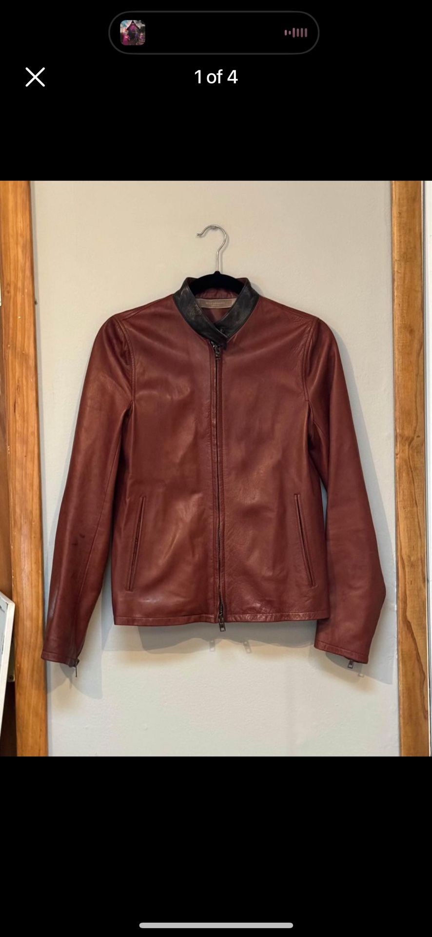 Reed Krakoff Brown leather jacket size 4