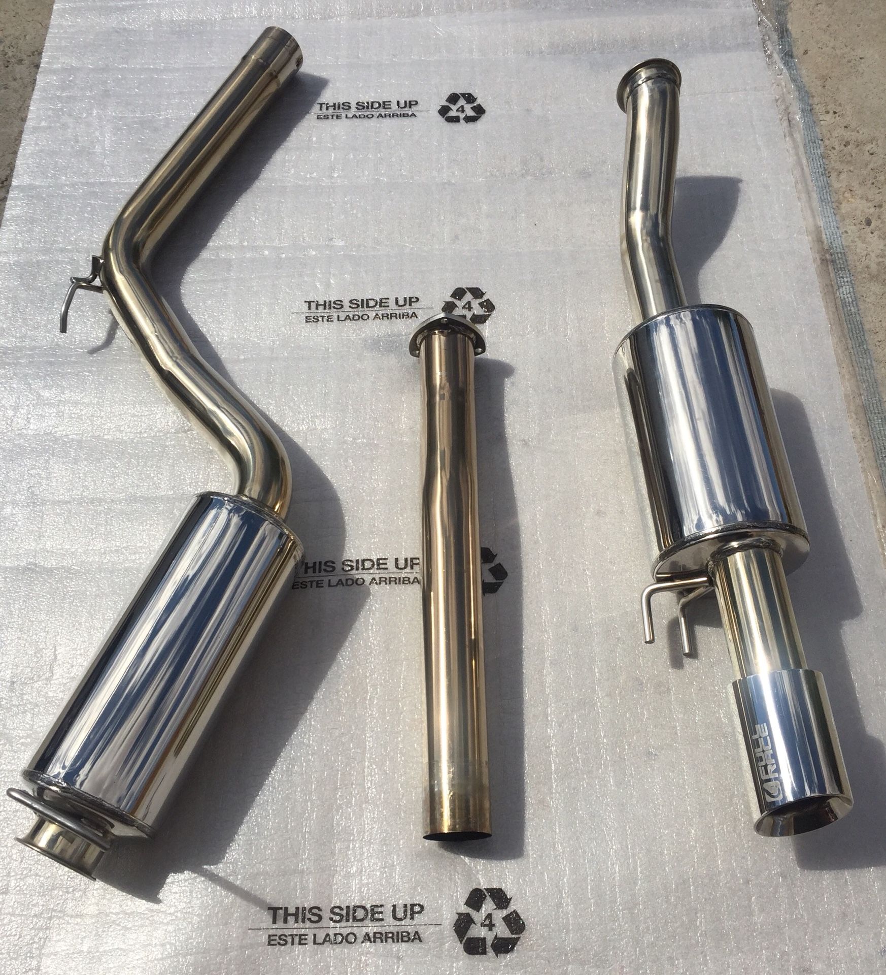 Full Race 3” Exhaust System - 2103-2015 Honda Civic Si - 4 door