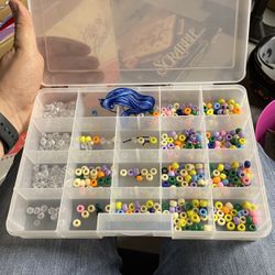 Bead Holder/ Divider With Beads 