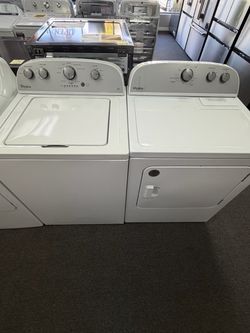 Whirlpool washer and dryer