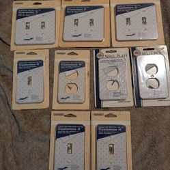 Lot of 9x Customize it electrical wall mount covers