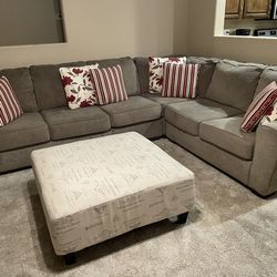 Sofa sectional set and chair