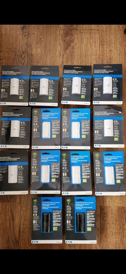 Single-pole/3-way 5-Amp Occupancy Motion Sensor Light Switch, White.Decorator Light dimmer.$20 each.