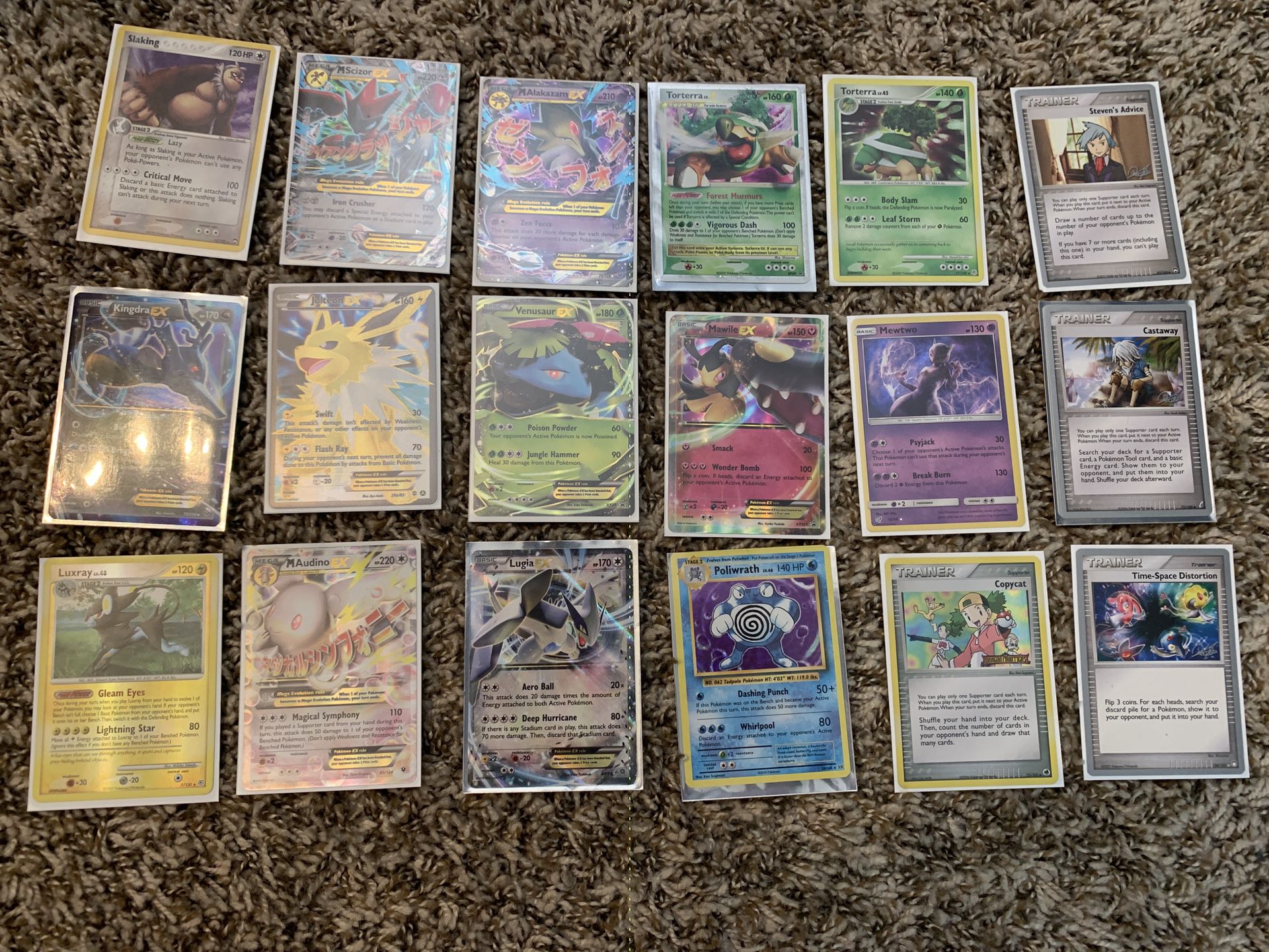 Collection of EX and other Rare Pokemon Cards