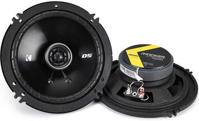 Kicker 43DSC6504 DS Series 6-1/2" 2-way car speakers