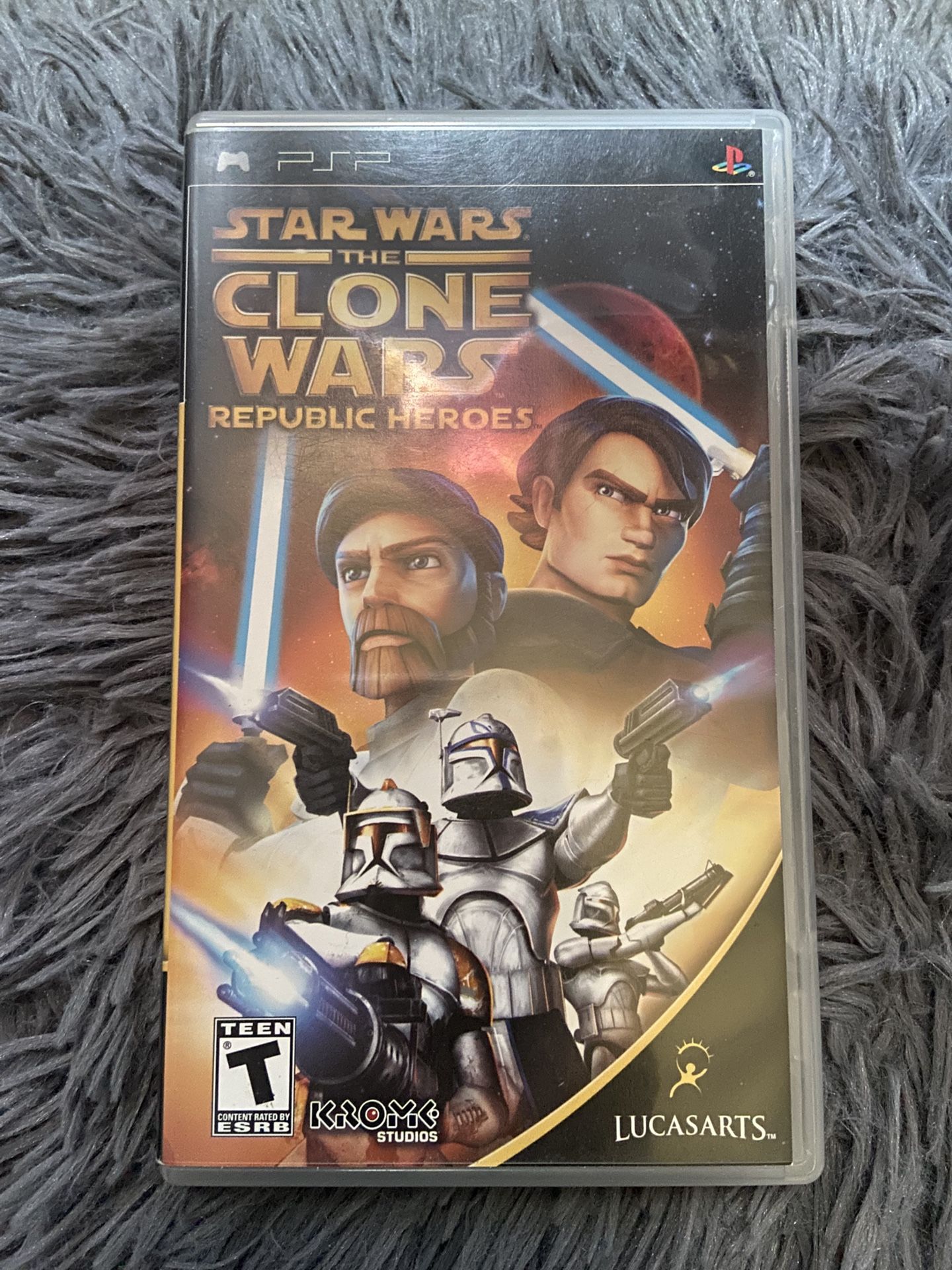 Star Wars The Clone Wars Republic Heroes PSP UMD
