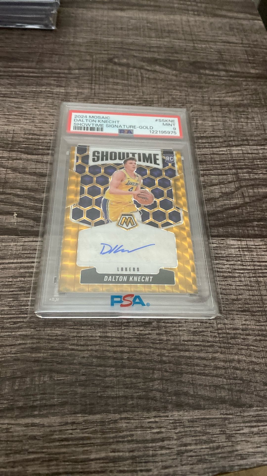 2024 Panini Mosaic - Dalton Knecht Showtime Signatures Gold /10