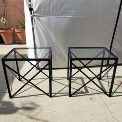 Side Tables In Excellent Condition 