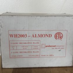 3. Gang decorative wall  plate