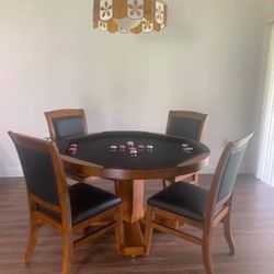 3 In 1 Poker Table With Bumper Pool 
