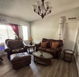 Leather Living Room Set $500.00 OBO