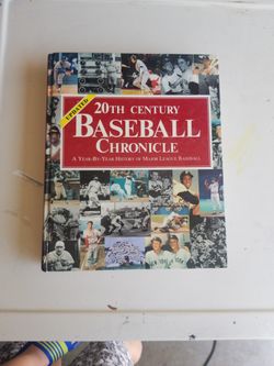 20th century baseball chronicle hardcover book 