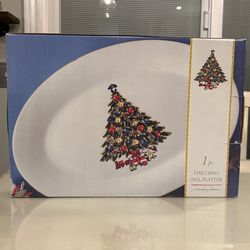 Christmas Collection Oval Platter