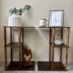 Latitude Run Modern Wood End Tables – Set of 2 (Retail $200+)