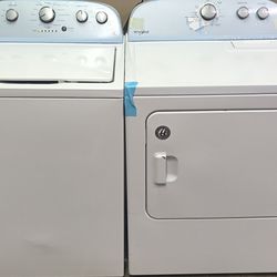 WHIRLPOOL ELITE WHITE TOPLOAD WASHER & ELECTRIC DRYER SET