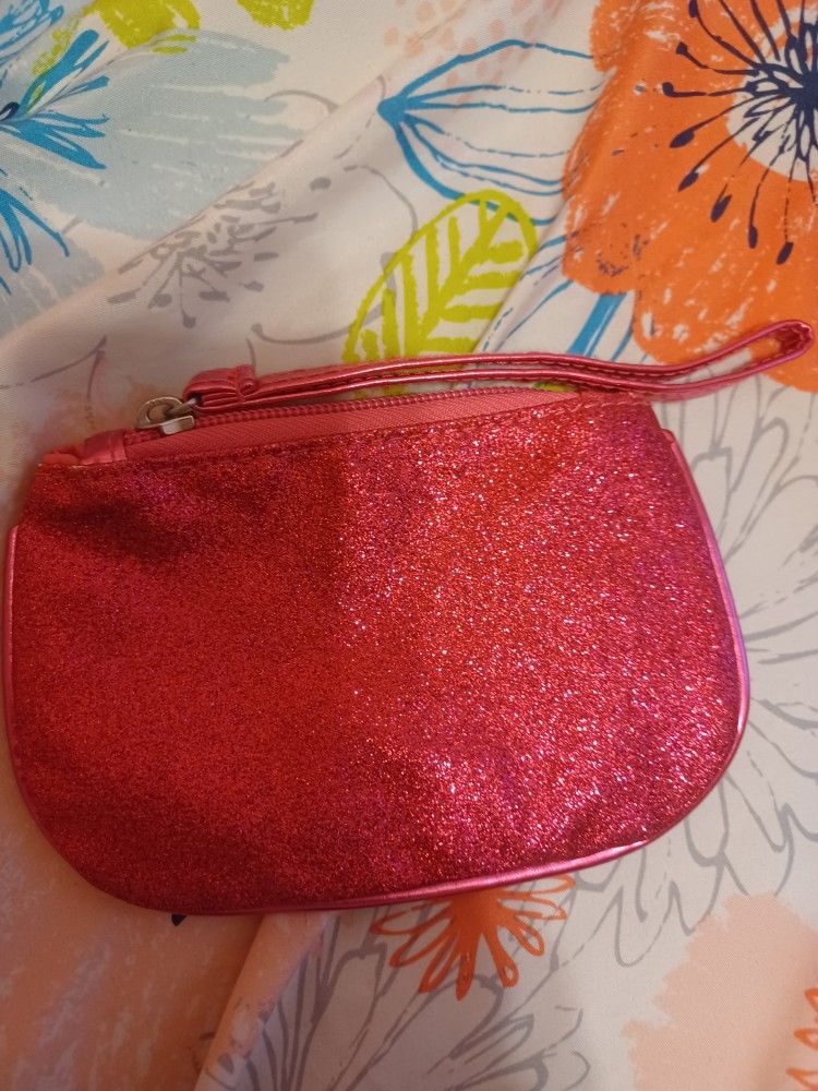 Pink Glitter Wallet