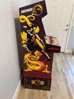 Custom Mortal kombat arcade 1up 30th anniversary arcade cabinet MK