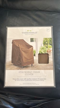 Stackable chair cover