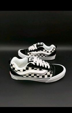 Vans Knu Skool Checkerboard Black VN000D22BPB Fashion Shoes multi size 9
