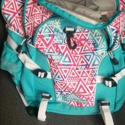 LIKE NEW High Sierra Loop Backpack (Galaxy Tribe/Teal/White)