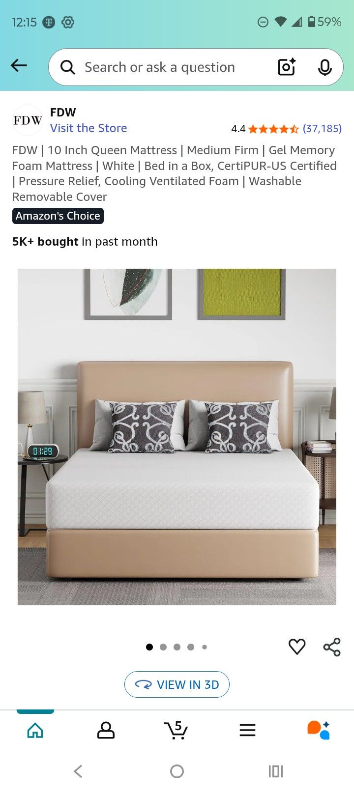 New Queen Bed
