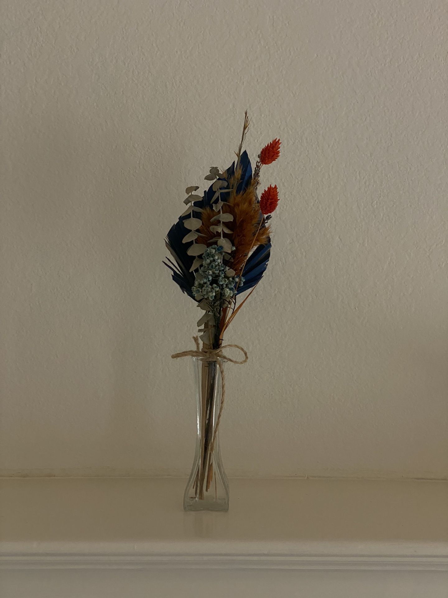 Dried Flowers Vase Arrangement