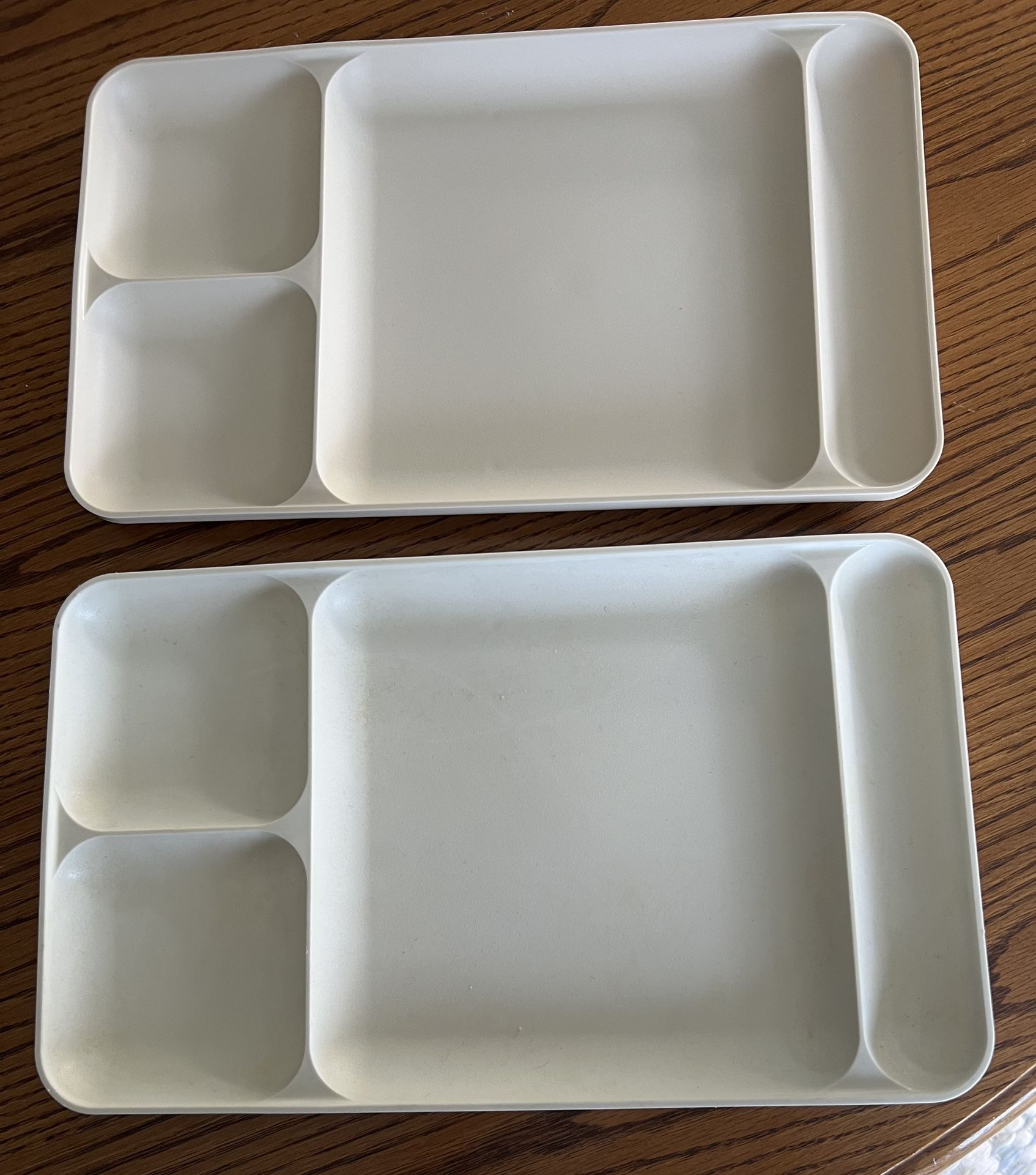 Tupperware Divided Food Picnic Plates