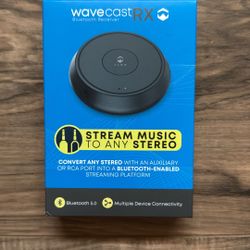 Paww Wave cast Ex Bluetooth Receiver Stream Music To Any Stereo $20