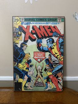 X-men wood poster
