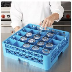 Carlisle FoodService Products 25 Compartment Full Size OptiCleanâ„¢ Glass Rack=B13-363