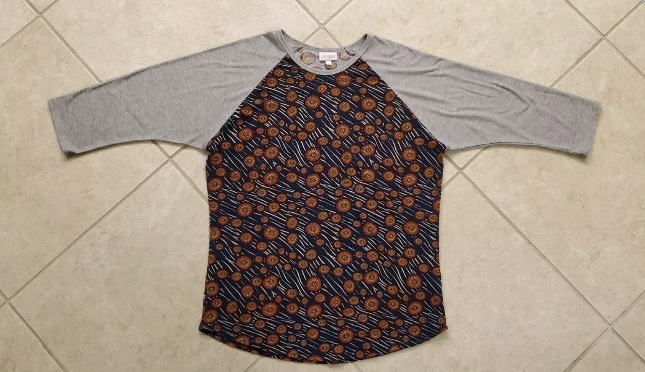 Womens Lularoe Long Sleeve Shirt Size XL