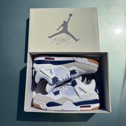 Nike Sb Air Jordan 4 Retro Sb 4s Navy Size 9.5
