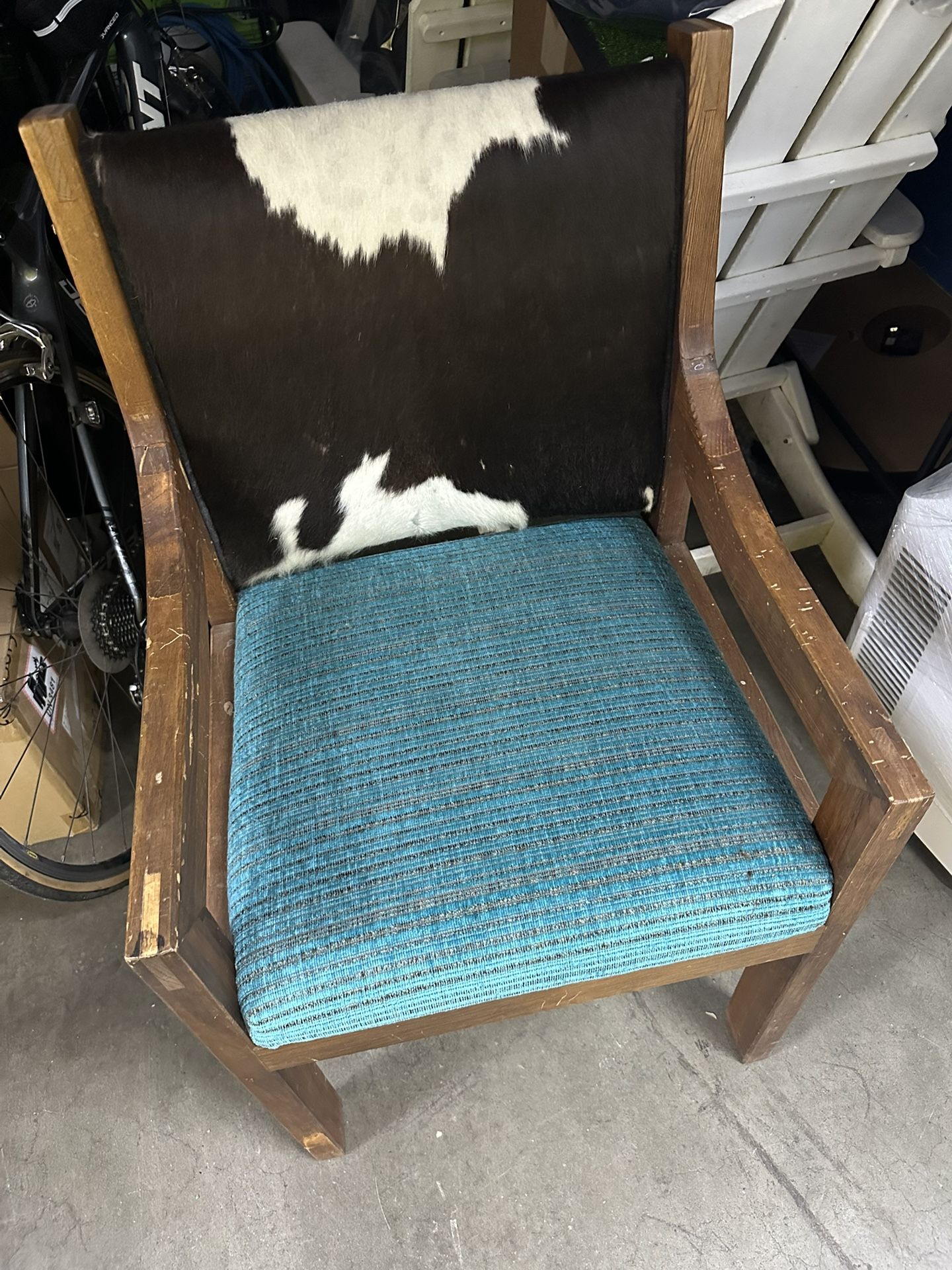 Mid-Century Danish Cowhide Chair - Set Of 6 Available