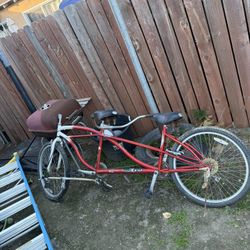 Old School Tandem, Two Seater Bike