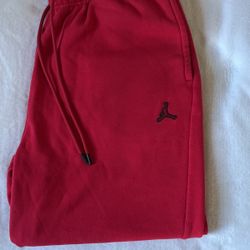 Men’s Jordan Joggers | X-Large | Red
