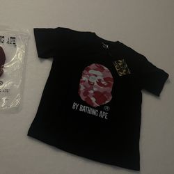 Bape Shirt Pink Face 