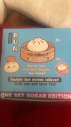 Squishy Bun Rainbow Mystery Stress Reliever jumbo mystery squishy dumpling